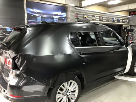bmw x5 사틴 블랙 랩핑 시공 쉐도우블랙 전체랩핑 완성! / 부천, 광명, 시흥