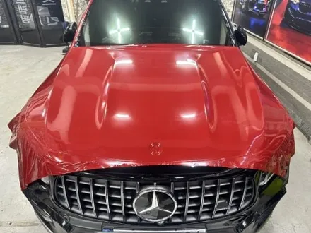 벤츠 신형 glb 35 amg 버건디 래드 마이바흐 스타일 투톤랩핑 및 카본 유광 포인트 랩핑 완성! / 부천, 광명, 시흥