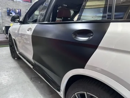 [모터가드존] bmw x7 고광택 사틴 무광 블랙 전체 랩핑 완성!! 부천 랩핑 / 부천 상이로