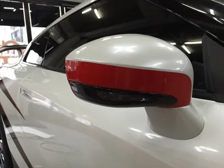 부천랩핑 닛산GT-R 화이트펄 전체랩핑 및 부분랩핑 커스텀 데칼 랩핑시공 / 부천 상이로
