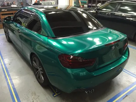 인천 부천랩핑 bmw 428i 컨버터블 m스포츠 다크그린펄전체랩핑시공 / 부천, 광명, 시흥