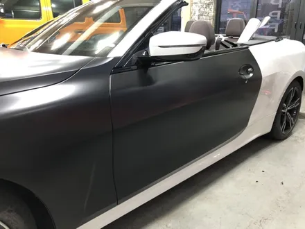 2022 bmw 420i 컨버터블  사틴 블랙 랩핑으로 업그레이드하기!! / 부천, 광명, 시흥