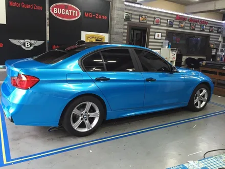 부천 랩핑 bmw 320d f30 바하마 블루 펄 전체랩핑 및 m 퍼포먼스 데칼 랩핑 / 부천 상이로