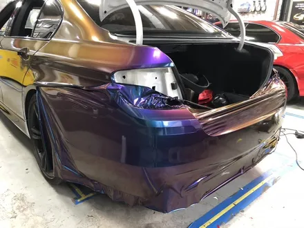 #이런게랩핑이야~!#bmw m5 #카멜레온유광필름 #러싱립타이트필름 전체래핑시공 인천랩핑 부천랩핑 모터가드존본점 / 부천 상이로