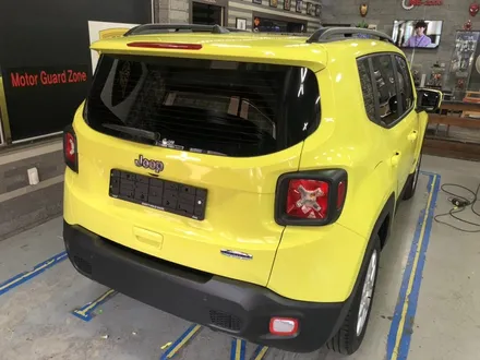 부천랩핑 jeep 지프 레니게이드 형광옐로우 전체랩핑 / 부천, 광명, 시흥