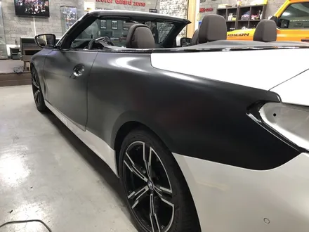2022 bmw 420i 컨버터블  사틴 블랙 랩핑으로 업그레이드하기!! / 부천, 광명, 시흥