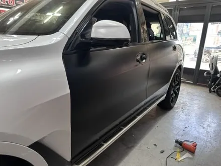 [모터가드존] bmw x7 고광택 사틴 무광 블랙 전체 랩핑 완성!! 부천 랩핑 / 부천 상이로