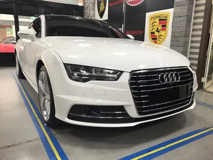 부천래핑 신형 아우디a7 5.5 tdi 커스텀오더 화이트아이보리 전체래핑 / 부천 상이로