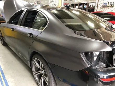 #부천랩핑 bmw f10 530i #사틴다크그레이 #반무광전체래핑시공 #인천랩핑 / 부천 상이로