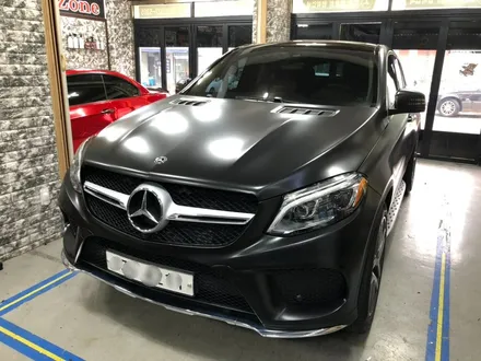 벤츠 gle쿠페 350d 사틴블랙 전체랩핑! 블랙에디션 랩핑하기! / 부천, 광명, 시흥