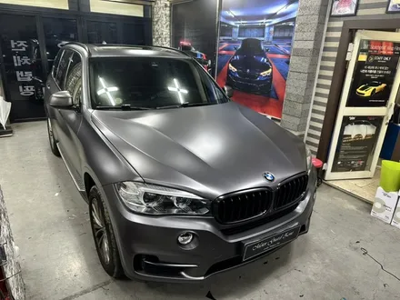 bmw x5 사틴 다크 그레이 전체 랩핑 및 크롬 죽이기 랩핑 완성![모터가드존 본점] / 부천 상이로