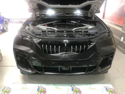 [자동차 랩핑] 신형 bmw x6 40d  사틴 블랙 무광 전체 랩핑 시공 부천 모터가드존 본점 / 부천 상이로