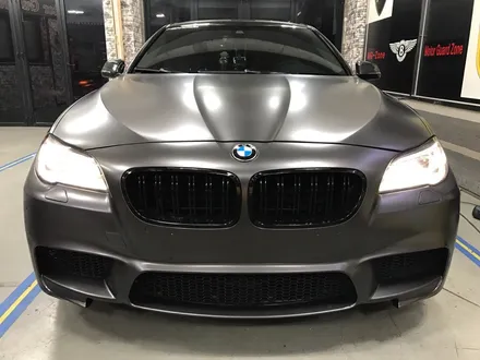 부천랩핑 bmw f10 550d 사틴 다크그레이 랩핑 반무광 전체래핑 / 부천 상이로