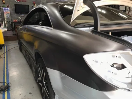 부천래핑 벤츠 cl63amg 3m사틴다크그레이 전체래핑(완성영상첨부) / 부천 상이로