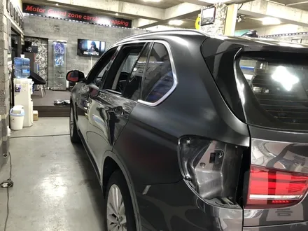 bmw x5 사틴 블랙 랩핑 시공 쉐도우블랙 전체랩핑 완성! / 부천, 광명, 시흥