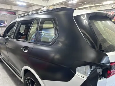 [모터가드존] bmw x7 고광택 사틴 무광 블랙 전체 랩핑 완성!! 부천 랩핑 / 부천 상이로