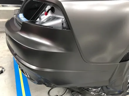 부천 랩핑 아우디 a7 5.5 TDI 사틴 네로 펄 전체랩핑 반무광 다크 그레이 랩핑 / 부천 상이로