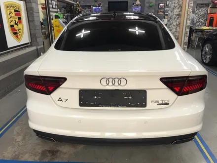 부천래핑 신형 아우디a7 5.5 tdi 커스텀오더 화이트아이보리 전체래핑 / 부천 상이로