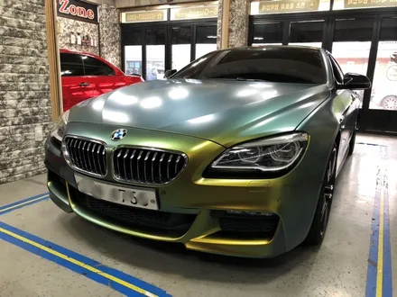 부천랩핑 bmw 640d 스프링플래쉬 카멜레온 전체랩핑시공 / 부천, 광명, 시흥