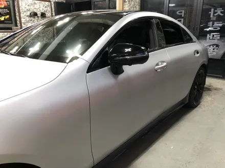 신형 벤츠 cls53 amg 랩핑 완성! 사틴 실버 메탈릭 전체랩핑 / 부천, 광명, 시흥