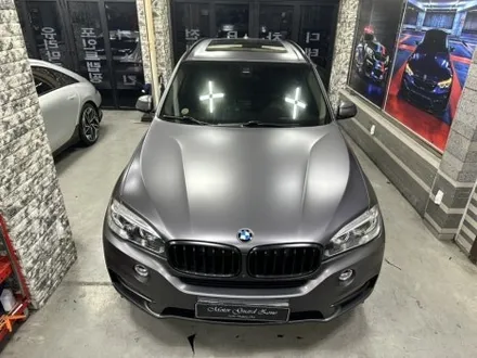 bmw x5 사틴 다크 그레이 전체 랩핑 및 크롬 죽이기 랩핑 완성![모터가드존 본점] / 부천 상이로