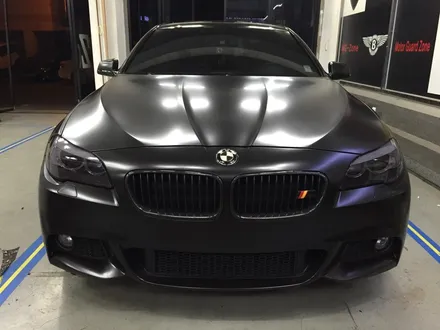 부천랩핑 bmw f10 530d 사틴 블랙 전체랩핑 반무광 랩핑 블랙포스 / 부천 상이로