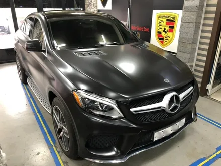 벤츠 gle쿠페 350d 사틴블랙 전체랩핑! 블랙에디션 랩핑하기! / 부천, 광명, 시흥
