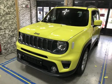 부천랩핑 jeep 지프 레니게이드 형광옐로우 전체랩핑 / 부천, 광명, 시흥