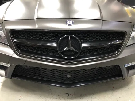 부천인천랩핑 벤츠cls63amg 사틴 바살트 다크그레이필름 전체랩핑시공 / 부천, 광명, 시흥