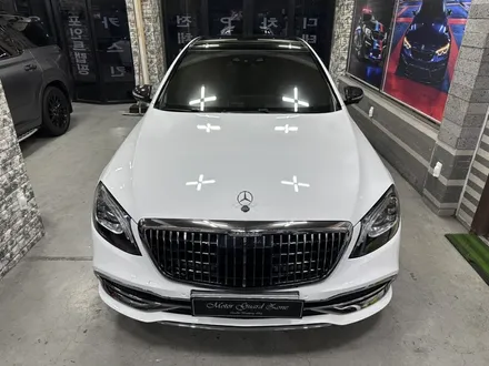벤츠 마이바흐 s560 흔지 않은 화이트 컬러!전체 랩핑으로 분위기 반전! / 부천 상이로