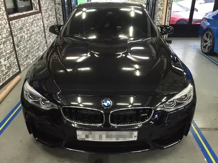 부천 랩핑 bmw m4랩핑  브라이트 블루 메탈릭 유광 전체랩핑 인천랩핑 / 부천 상이로