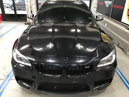 부천 랩핑 bmw f10 m5 사틴 다크 그레이 전체랩핑 프로즌 그레이 랩핑 / 부천 상이로
