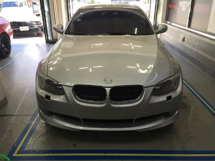 부천 랩핑 bmw 335 컨버터블 랩핑+화이트 유광 전체랩핑+실내랩핑 / 부천 상이로
