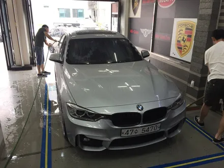 부천 랩핑 bmw 320d f30 바하마 블루 펄 전체랩핑 및 m 퍼포먼스 데칼 랩핑 / 부천 상이로