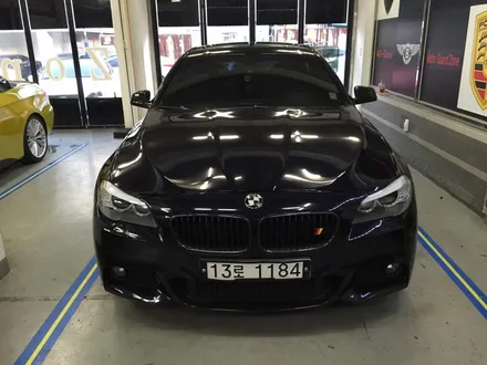 부천랩핑 bmw f10 530d 사틴 블랙 전체랩핑 반무광 랩핑 블랙포스 / 부천 상이로