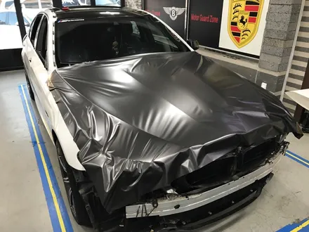 부천랩핑 bmw f10 550d 사틴 다크그레이 랩핑 반무광 전체래핑 / 부천 상이로