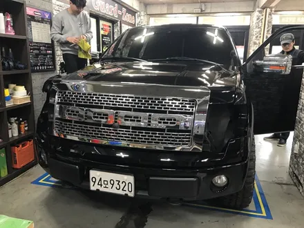 부천래핑 포드 f150 랩터 사틴 블랙 전체랩핑 몬스터차량 / 부천 상이로
