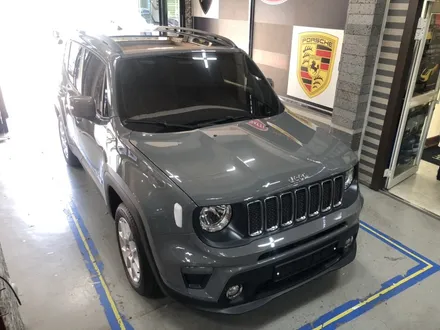 부천랩핑 jeep 지프 레니게이드 형광옐로우 전체랩핑 / 부천, 광명, 시흥