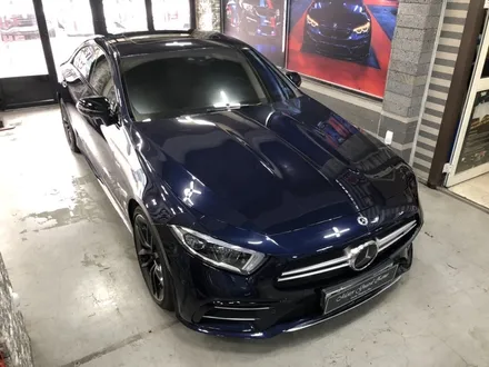 신형 벤츠 cls53 amg 랩핑 완성! 사틴 실버 메탈릭 전체랩핑 / 부천, 광명, 시흥