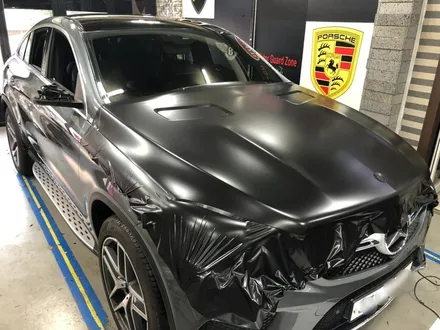 벤츠 gle쿠페 350d 사틴블랙 전체랩핑! 블랙에디션 랩핑하기! / 부천, 광명, 시흥