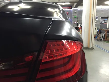 부천랩핑 bmw f10 530d 사틴 블랙 전체랩핑 반무광 랩핑 블랙포스 / 부천 상이로
