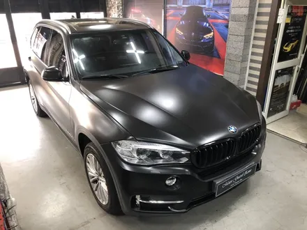 bmw x5 사틴 블랙 랩핑 시공 쉐도우블랙 전체랩핑 완성! / 부천, 광명, 시흥