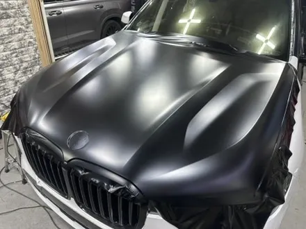 [모터가드존] bmw x7 고광택 사틴 무광 블랙 전체 랩핑 완성!! 부천 랩핑 / 부천 상이로