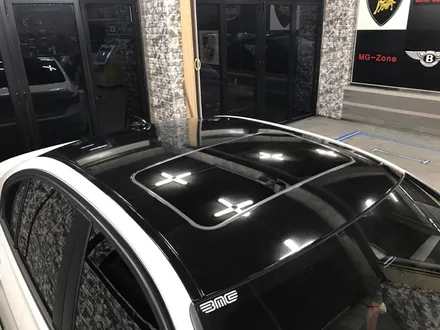 부천 랩핑 bmw f30 320d 블랙 유광 루프스킨 랩핑 +부분랩핑+베젤 필름 랩핑 / 부천 상이로