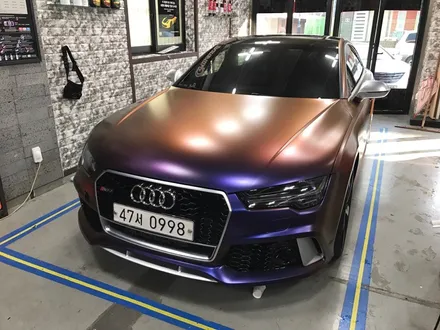 부천랩핑 아우디RS7 카멜레온 랩핑 롤링썬더 전체랩핑 반무광 랩핑 / 부천 상이로