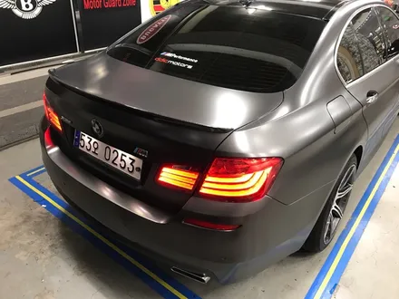 부천랩핑 bmw f10 550d 사틴 다크그레이 랩핑 반무광 전체래핑 / 부천 상이로