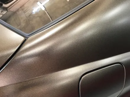 부천자동차랩핑 벤츠s500amg 사틴골드더스트블랙필름 전체랩핑시공 / 부천 상이로