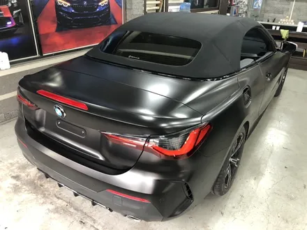 2022 bmw 420i 컨버터블  사틴 블랙 랩핑으로 업그레이드하기!! / 부천, 광명, 시흥