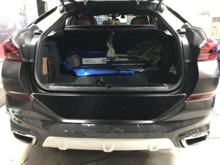 [자동차 랩핑] 신형 bmw x6 40d  사틴 블랙 무광 전체 랩핑 시공 부천 모터가드존 본점 / 부천 상이로