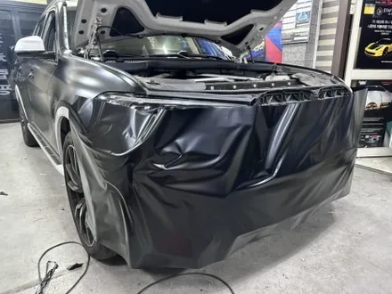 [모터가드존] bmw x7 고광택 사틴 무광 블랙 전체 랩핑 완성!! 부천 랩핑 / 부천 상이로
